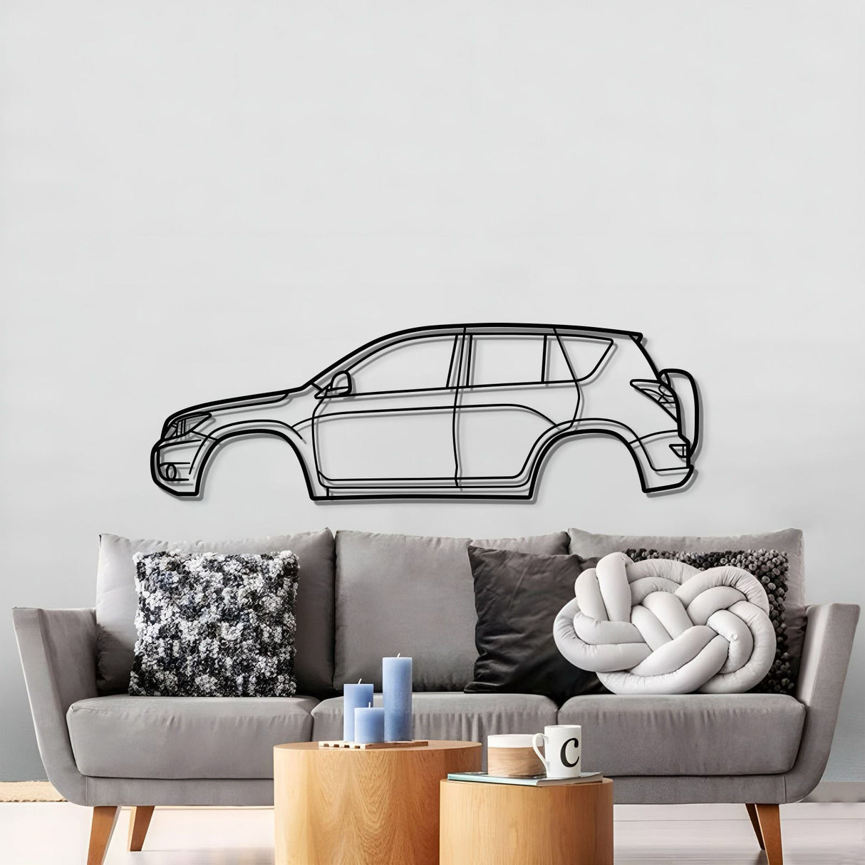 2006 Rav4 3rd Gen (XA30) Metal Car Wall Art - MT0334