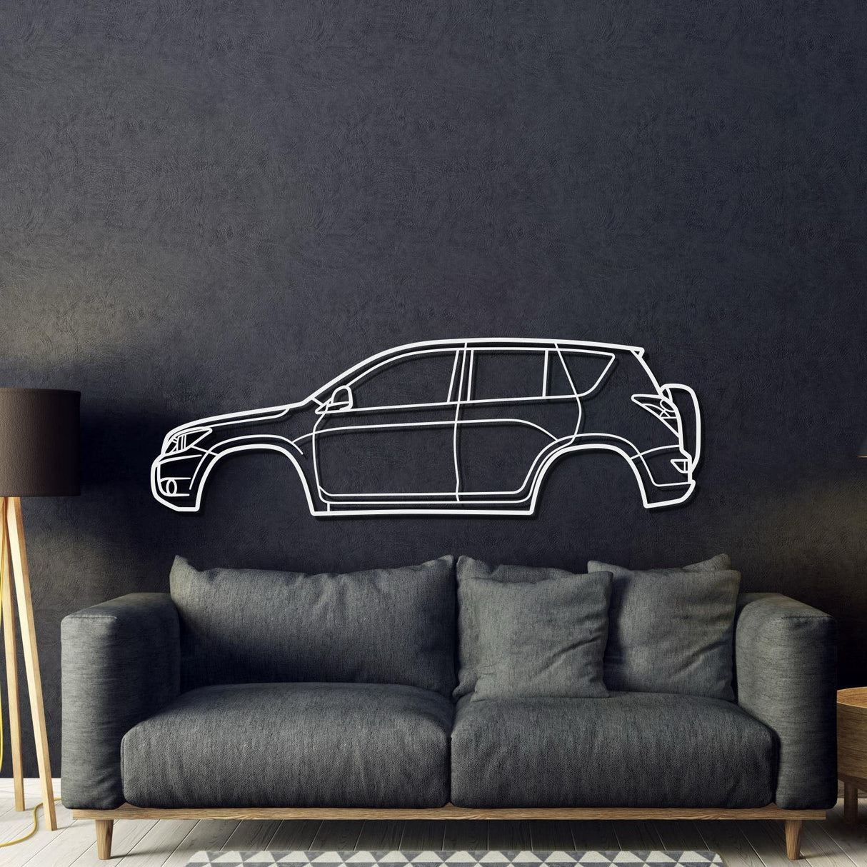 2006 Rav4 3rd Gen (XA30) Metal Car Wall Art - MT0334