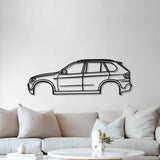 2007 X5 E70 2nd Gen Metal Car Wall Art - MT0356