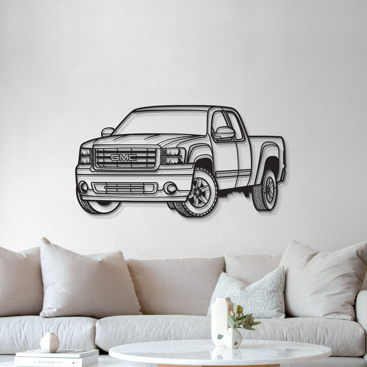 2007 Sierra Perspective Metal Car Wall Art - MT1121