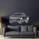 2007 Sierra Perspective Metal Car Wall Art - MT1121