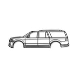 2007 Navigator 3rd Gen Metal Car Wall Art - MT0346