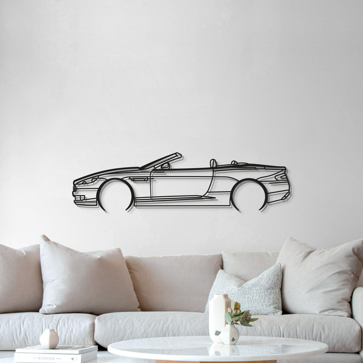 2008 DB9 Convertible Metal Car Wall Art - MT0362