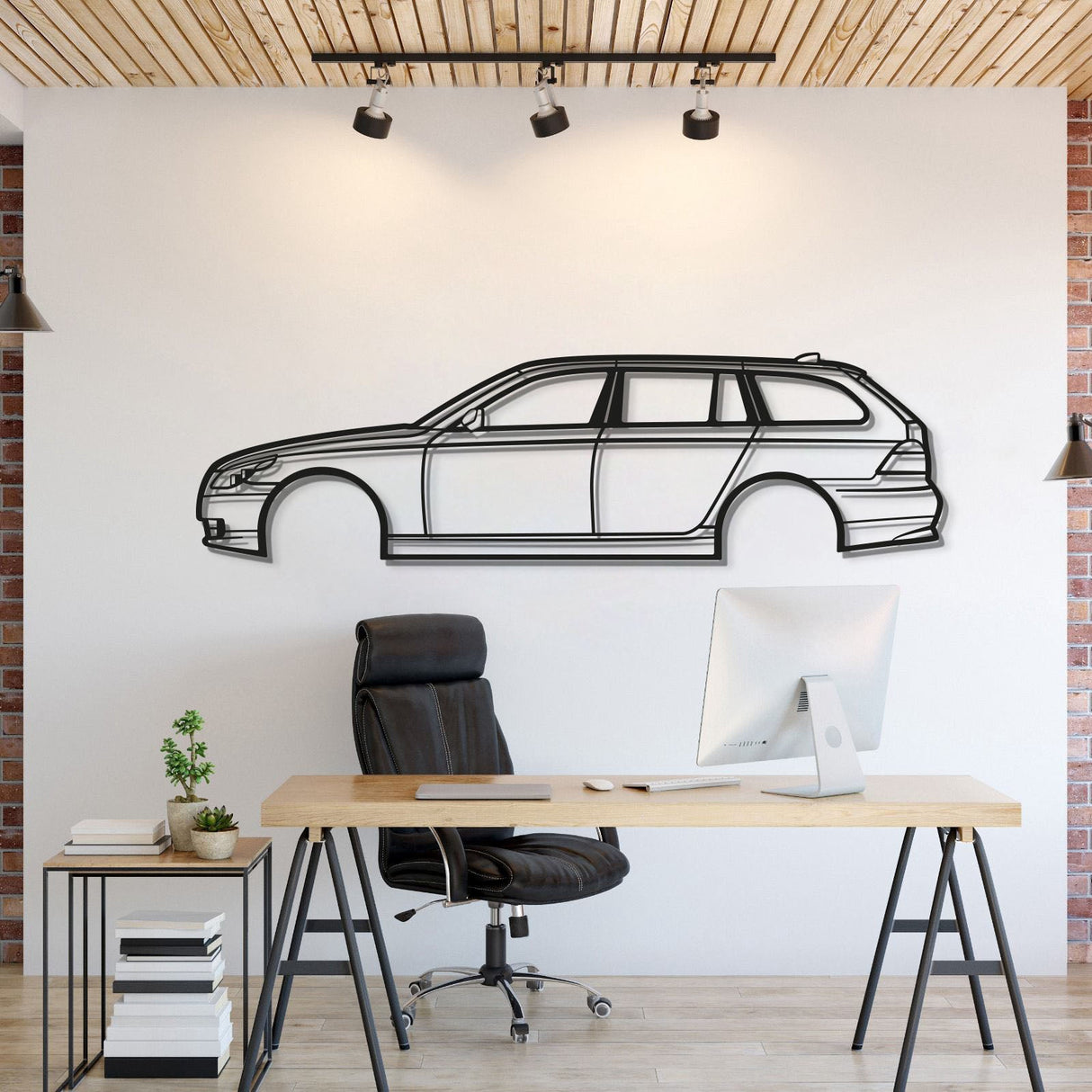 2008 535 XI WAGON Metal Car Wall Art - MT0360