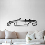 2008 E93 Cabrio Metal Car Wall Art - MT0364