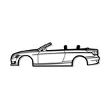 2008 E93 Cabrio Metal Car Wall Art - MT0364