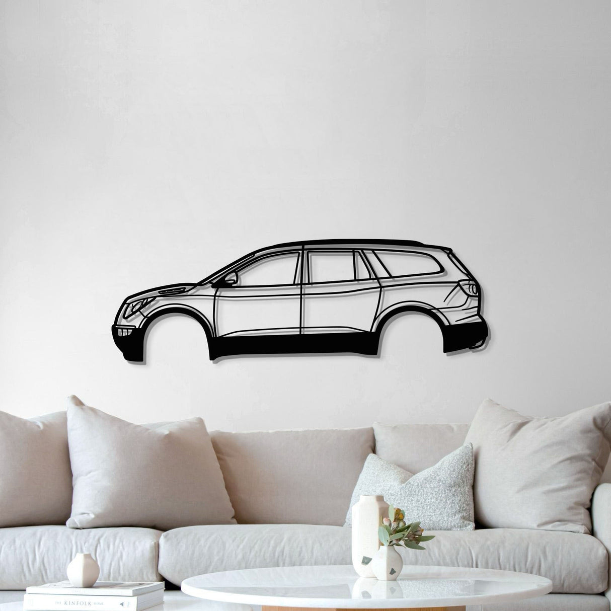 2008 Enclave 1st Gen Metal Car Wall Art - MT0366