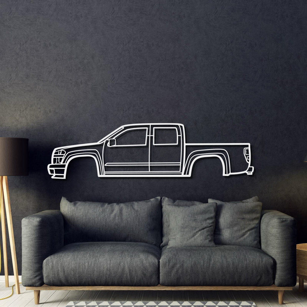 2008 Colorado Metal Car Wall Art - MT0361