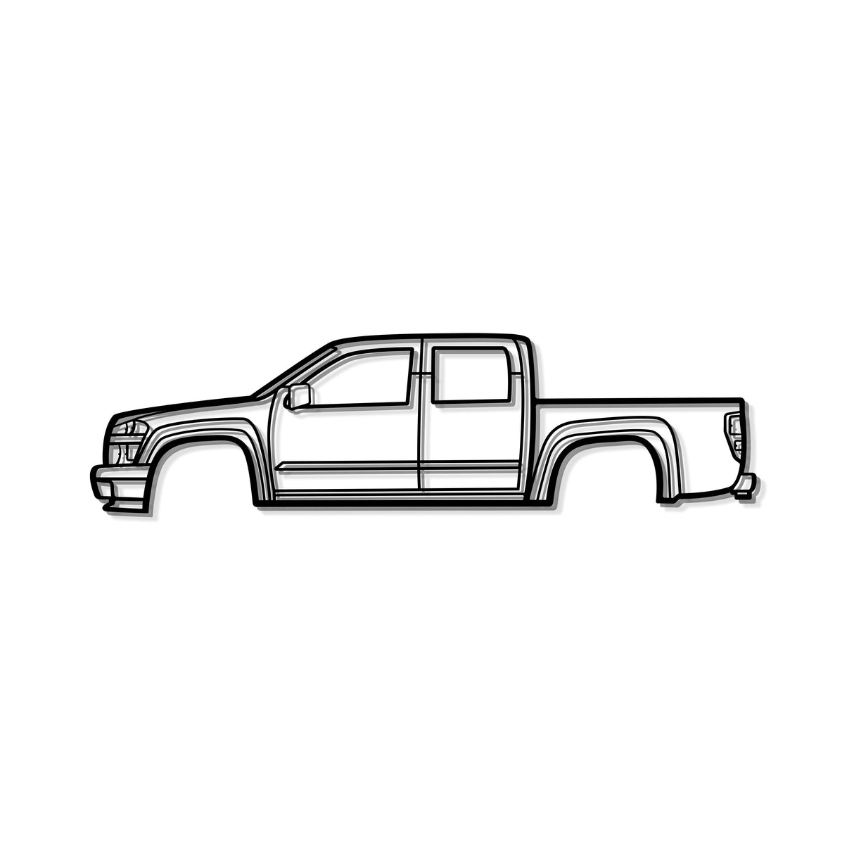 2008 Colorado Metal Car Wall Art - MT0361