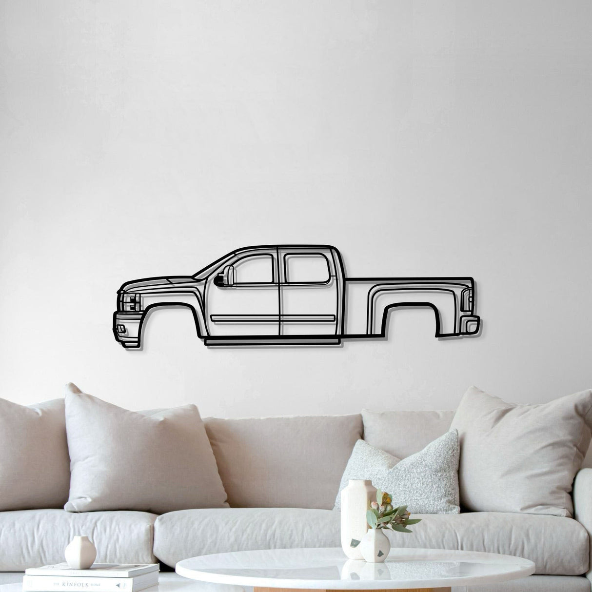 2008 Silverado 2500 HD Metal Car Wall Art - MT0377