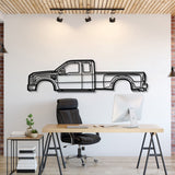 2008 F-350 Super Duty 2nd Gen Metal Car Wall Art - MT0367