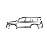 2008 Land Cruiser 7th Gen (J200) Metal Car Wall Art - MT0371