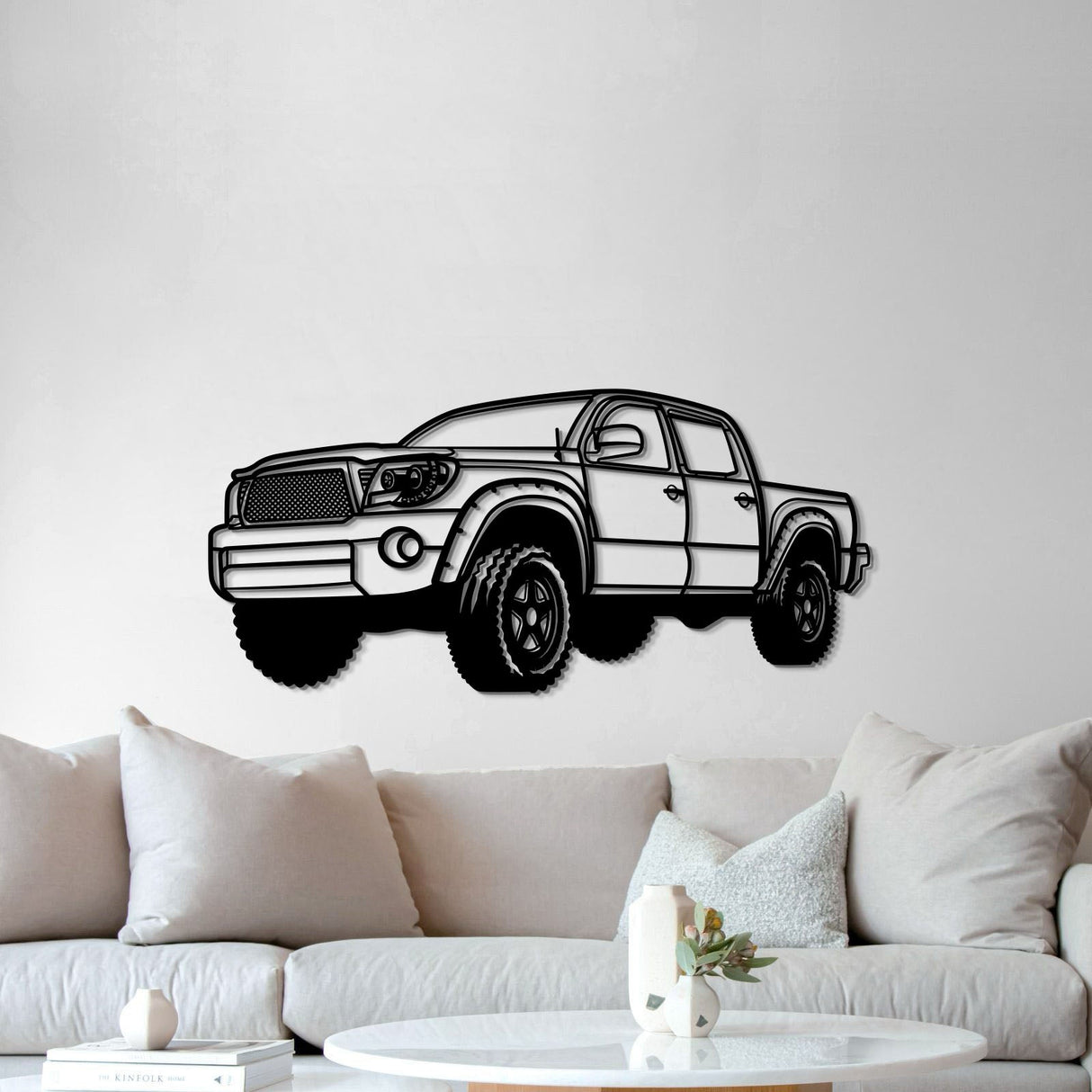 2008 Tacoma Perspective Metal Car Wall Art - MT0463