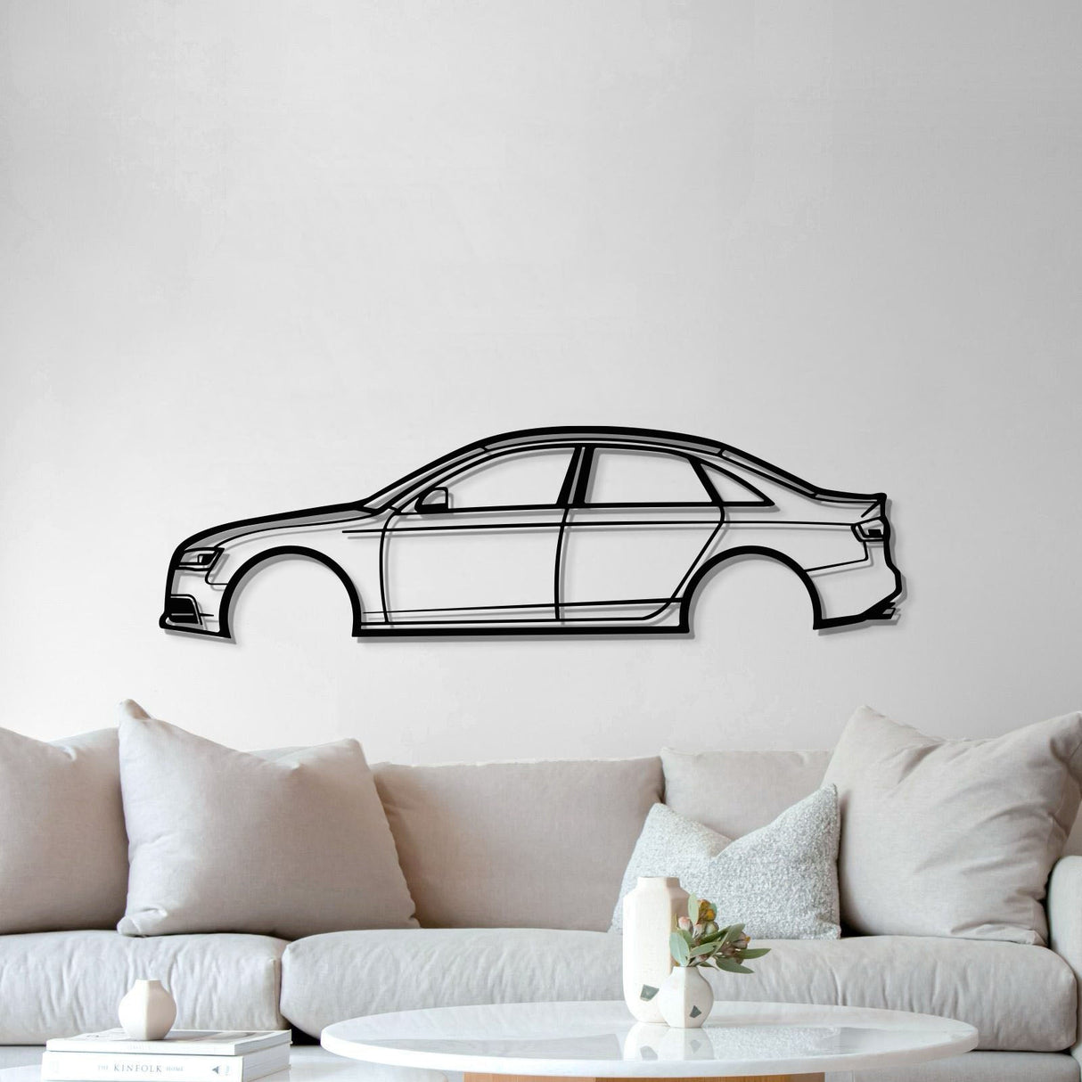 2009 S4 Metal Car Wall Art - MT0381