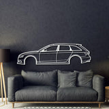 2009 S4 Avant Metal Car Wall Art - MT0393