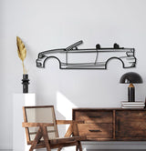 2009 E88 Convertible Metal Car Wall Art - MT0385