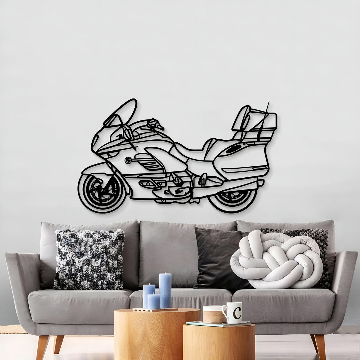 2009 K1200LT Metal Motorcycle Wall Art - MT1383