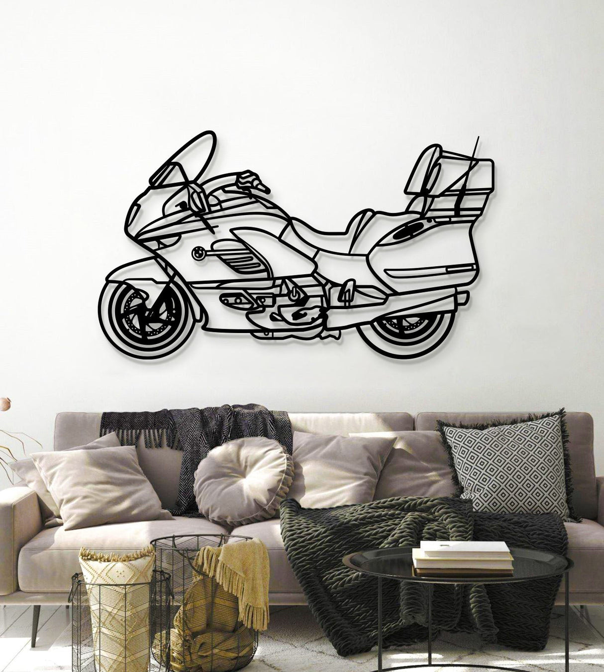 2009 K1200LT Metal Motorcycle Wall Art - MT1383