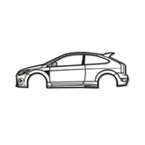 2009 Focus ST MK2 Metal Car Wall Art - MT0389