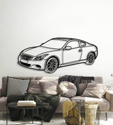 2009 G37 Coupe Perspective Metal Car Wall Art - MT1275