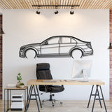 2009 C63 AMG Metal Car Wall Art - MT0382