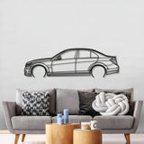 2009 C63 AMG Metal Car Wall Art - MT0382