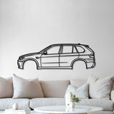 2010 X5 M E70 2nd Gen Metal Car Wall Art - MT0410