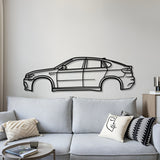 2010 X6 M E71 1st Gen Metal Car Wall Art - MT0412