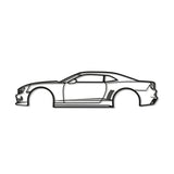 2010 Camaro Metal Car Wall Art - MT0400