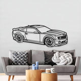 2010 Camaro SS Perspective Metal Car Wall Art - MT1312