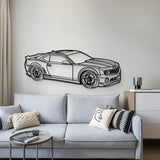 2010 Camaro SS Perspective Metal Car Wall Art - MT1312