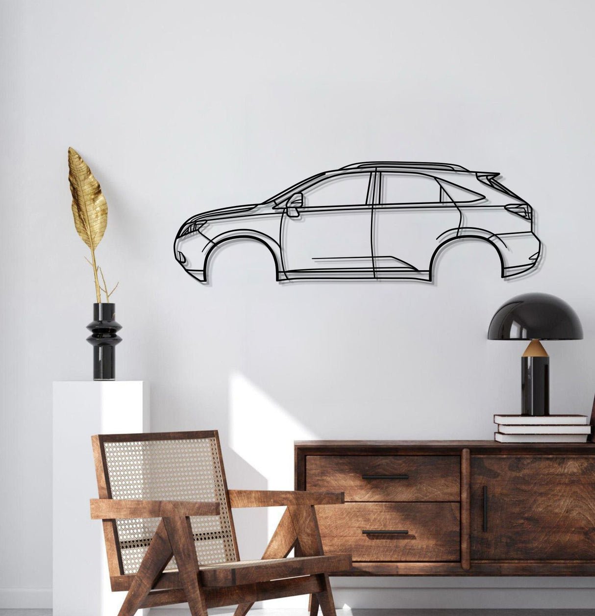 2010 RX 3rd Gen Metal Car Wall Art - MT0408