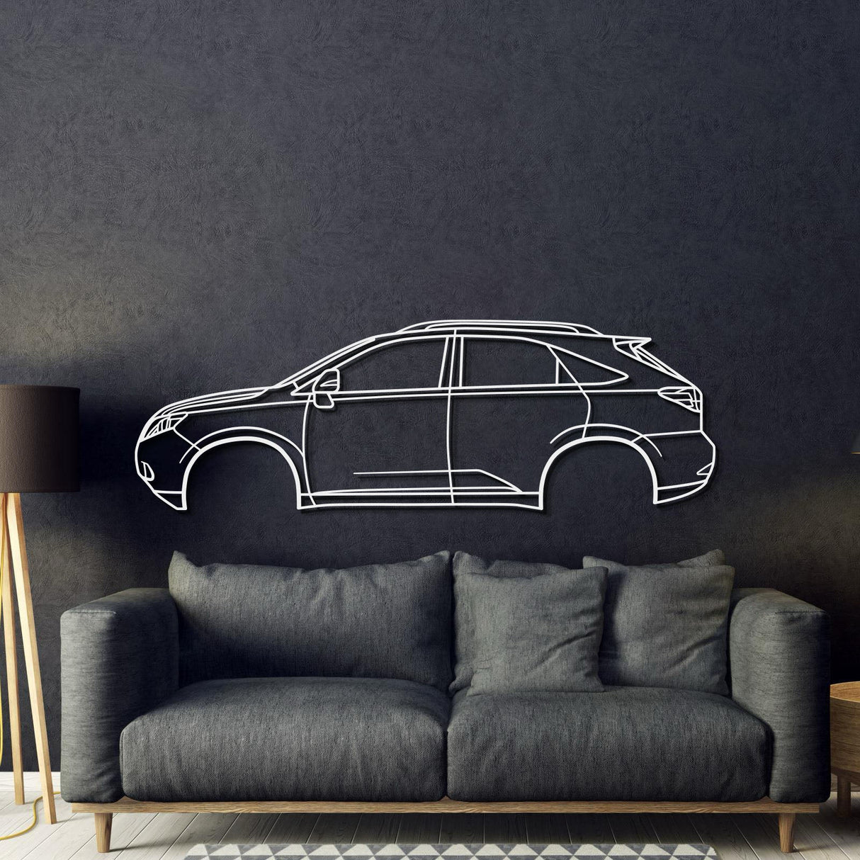 2010 RX 3rd Gen Metal Car Wall Art - MT0408