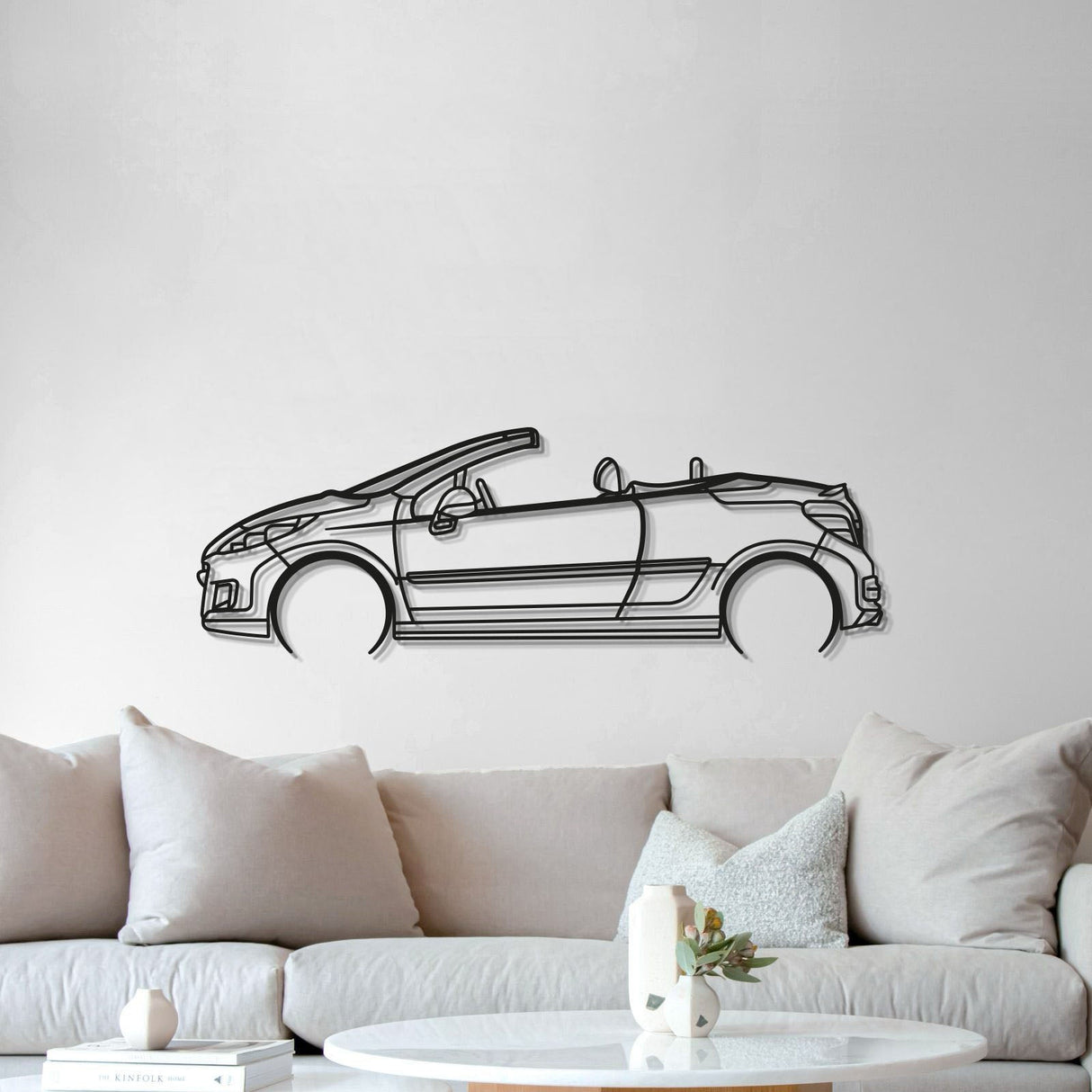 2010 207 CC Metal Car Wall Art - MT0395