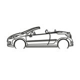 2010 207 CC Metal Car Wall Art - MT0395