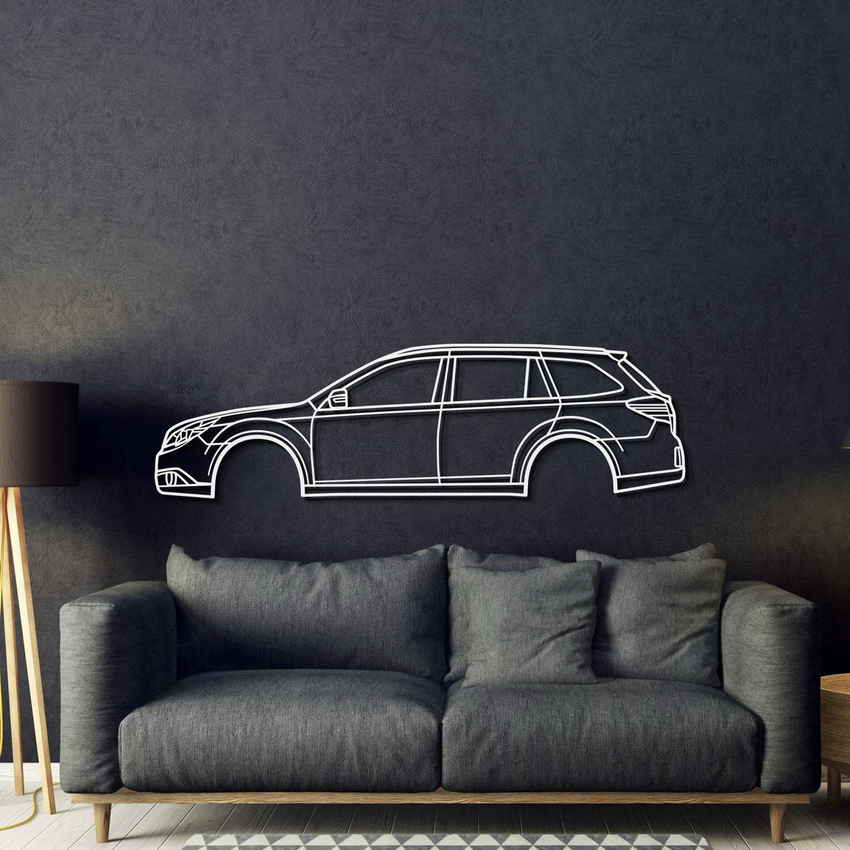 2010 Outback 4th Gen Metal Car Wall Art - MT0407