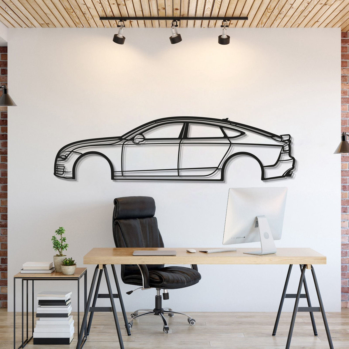 2011 A7 Quattro Metal Car Wall Art - MT0415