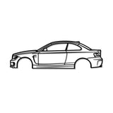 2011 E82 Metal Car Wall Art - MT0418