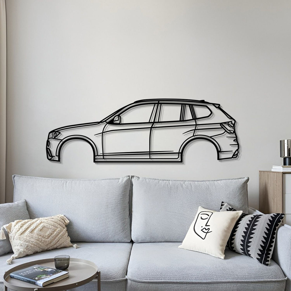 2011 X3 F25 2nd Gen Metal Car Wall Art - MT0424