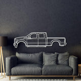 2011 F-250 Super Duty 3rd Gen Metal Car Wall Art - MT0419