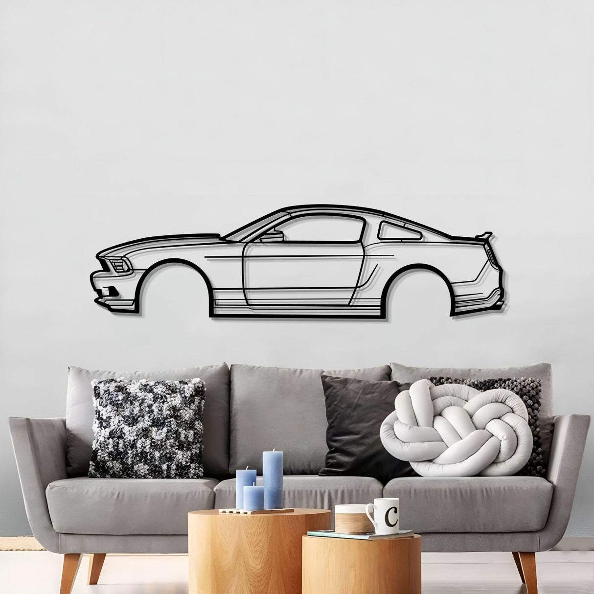 2011 Mustang Metal Car Wall Art - MT0420