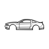 2011 Mustang Metal Car Wall Art - MT0420