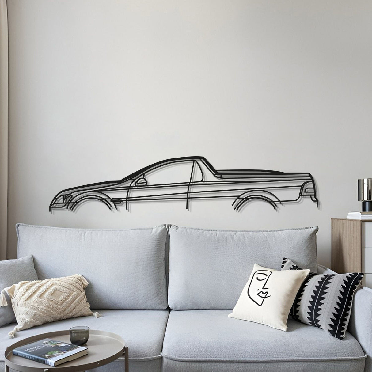 2011 Commodore UTE Metal Car Wall Art - MT0417