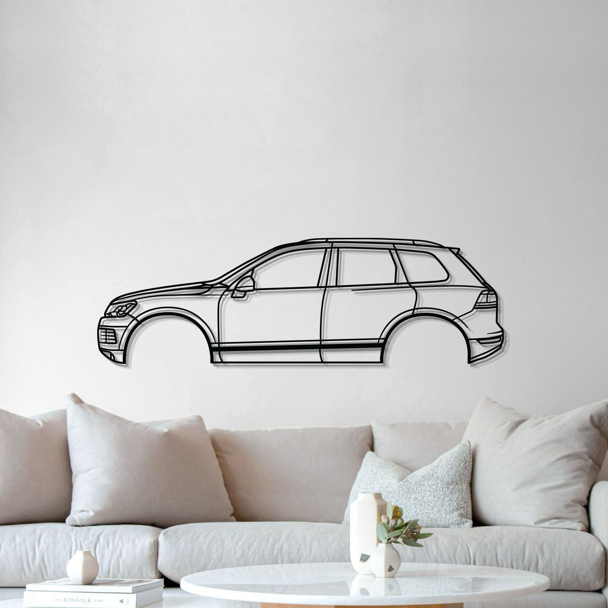 2011 Touareg 2nd Gen (7P) Metal Car Wall Art - MT0423