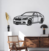 2012 F10 M5 Perspective Metal Car Wall Art - MT1142