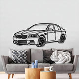 2012 F10 M5 Perspective Metal Car Wall Art - MT1142