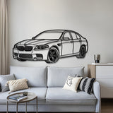 2012 F10 M5 Perspective Metal Car Wall Art - MT1142