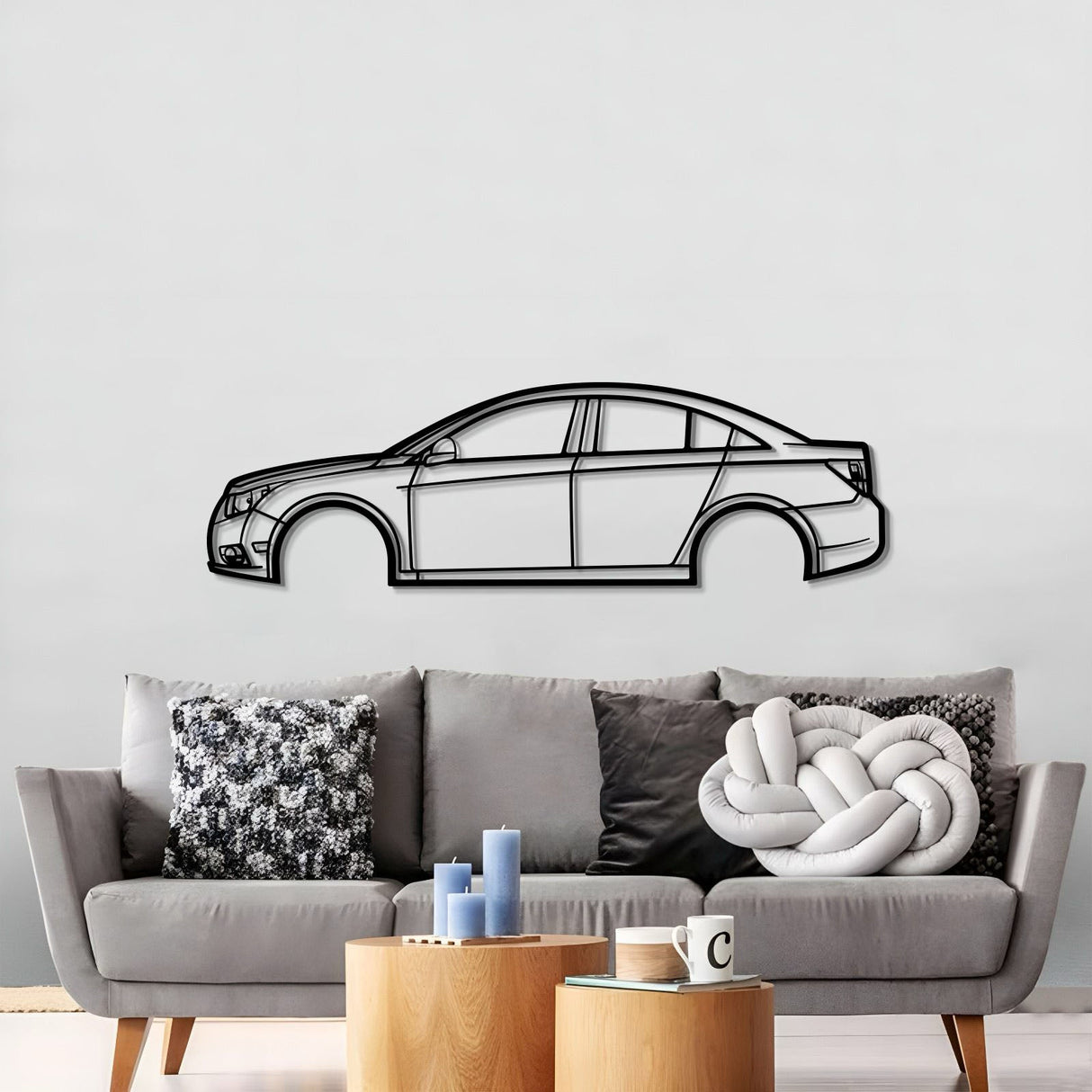 2012 Cruze Metal Car Wall Art - MT0473