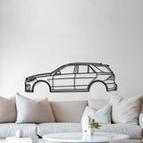 2012 AMG ML 63 W166 (3rd Gen) Metal Car Wall Art - MT0471