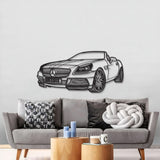 2012 SLK Class Perspective Metal Car Wall Art - MT1203